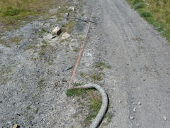 
Graig Wen Colliery trackbed between levels,July 2011